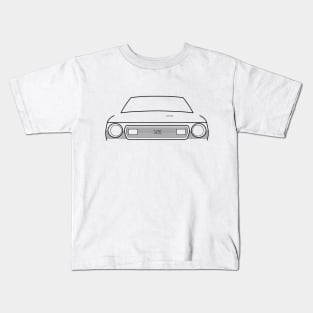 AMC Gremlin 1970s classic car black outline graphic Kids T-Shirt